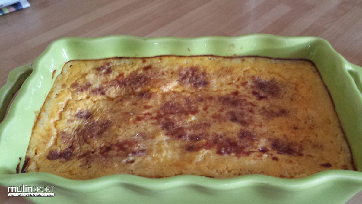 GRATIN DE PAIN PERDU AU BUTTERNUT ET CANNELLE