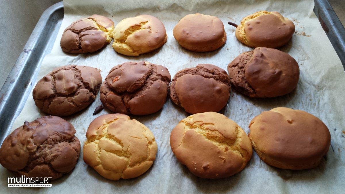 Cookies chocolat, orange ou citron a farine de lupin et fécule de maïs