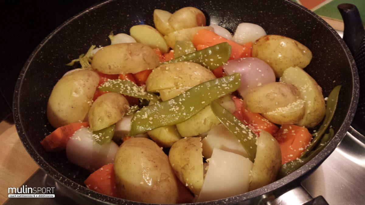 Poêlée de légumes nouveaux