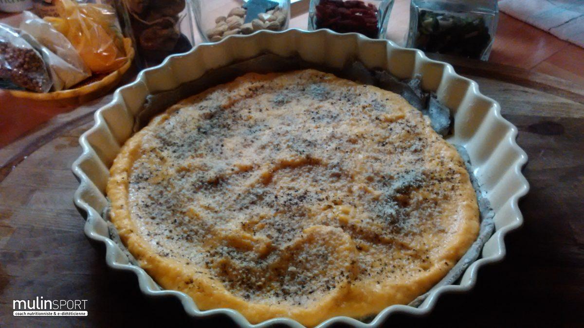 Tarte sarrasin butternut à la poudre d’amande et vanille***Sans gluten