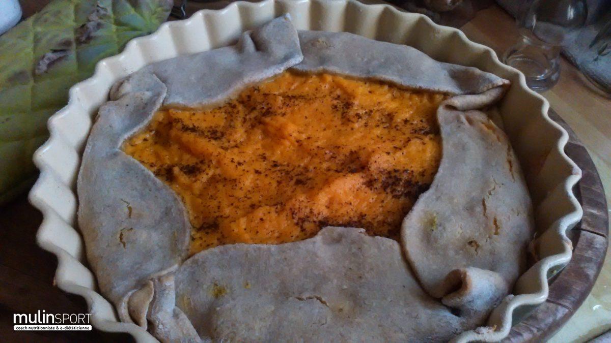 Tarte (revisitée) au butternut et gousse de vanille