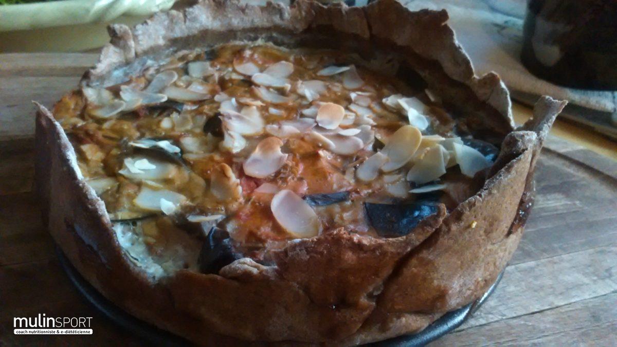 Tourte intégrale à la ratatouille