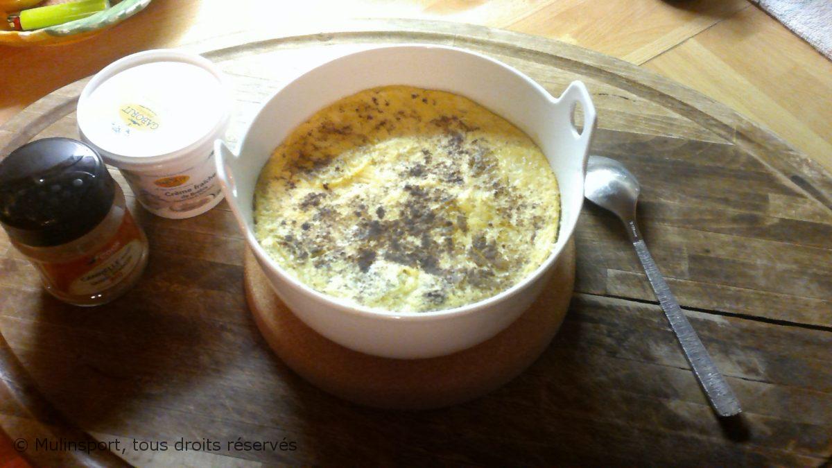 Gratin dauphinois à la crème fraîche de brebis et cannelle réalisé dans la soupière céramique du Vitaliseur de Marion