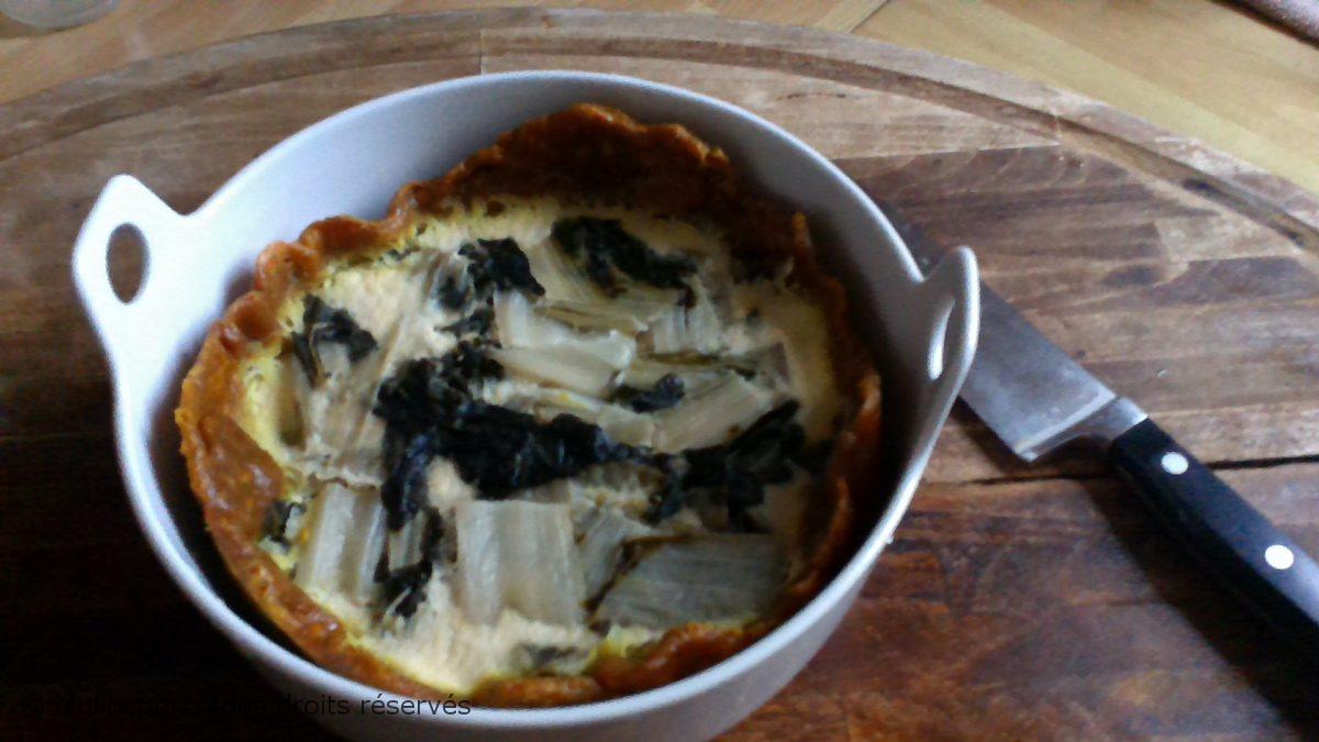 TOURTE CURCUMA AUX BLETTES, CRÈME FRAÎCHE DE BREBIS🌾🌾AU VITALISEUR DE MARION