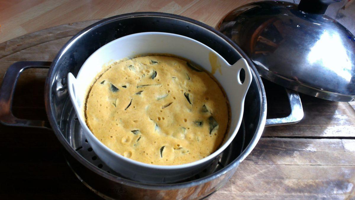 CAKE LUPIN AUX COURGETTES ET CRÈME FRAÎCHE DE BREBIS🥒🐑🥒🐑AU VITALISEUR DE MARION #LOWCARB